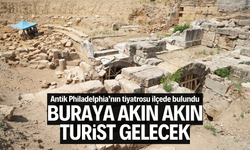 Antik Philadelphia’nın tiyatrosu Alaşehir’de bulundu