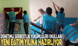 Denetimli serbestlik yükümlüleri okulları yeni eğitim yılına hazırlıyor