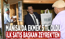 Manisa'da ekmek 5 TL oldu: İlk satış Başkan Zeyrek'ten