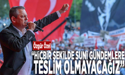 Özgür Özel: Hiçbir şekilde suni gündemlere teslim olmayacağız