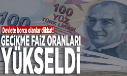 Devlete borcu olanlar dikkat! Gecikme faiz oranları yükseldi