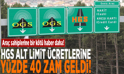 HGS alt limit ücretlerine yüzde 40 zam geldi! İşte yeni tarife