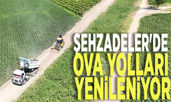 Şehzadeler'de ova yolları yenileniyor