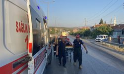 Manisa'da motosiklet devrildi: 1 yaralı
