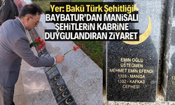BAYBATUR’DAN MANİSALI ŞEHİTLERİN KABRİNE DUYGULANDIRAN ZİYARET