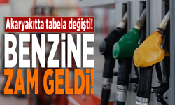 Akaryakıtta tabela değişti: Benzine zam geldi!