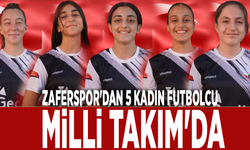 Zaferspor'dan 5 kadın futbolcu Milli Takım'da