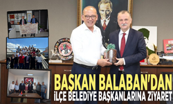 Başkan Balaban'dan ilçe belediye başkanlarına ziyaret