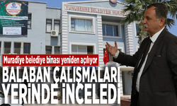 Muradiye belediye binası yeniden açılıyor: Balaban çalışmaları yerinde inceledi