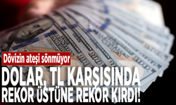 Dövizin ateşi sönmüyor: Dolar, TL karşısında rekor üstüne rekor kırdı