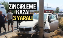 Manisa’da zincirleme kaza: 3 yaralı