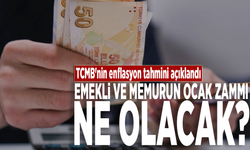 TCMB'nin enflasyon tahmini açıklandı: Emekli ve memurun ocak zammı ne olacak?