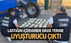 Şeytanın aklına gelmez: Lastiğin içerisinde hava yerine uyuşturucu çıktı