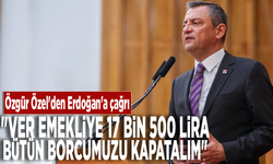 Özgür Özel'den Erdoğan'a çağrı: "Ver emekliye 17 bin 500 lira bütün borcumuzu kapatalım"