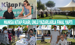 Manisa Kitap Fuarı ünlü yazarlarla final yaptı