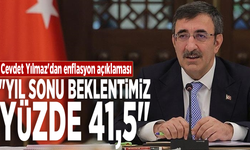 Cevdet Yılmaz'dan enflasyon açıklaması: "Yıl sonu beklentimiz yüzde 41,5"