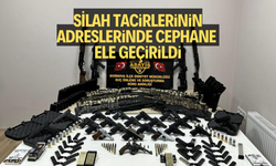 Silah tacirlerinin adreslerinde cephane ele geçirildi