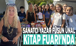 Sanatçı yazar Füsun Ünal Kitap Fuarı'nda