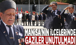 Manisa'nın ilçelerinde gaziler günü törenlerle kutlandı