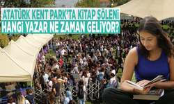 Atatürk Kent Park’ta kitap şöleni: Hangi yazar ne zaman geliyor?