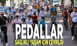 Pedallar sağlıklı yaşam için çevrildi