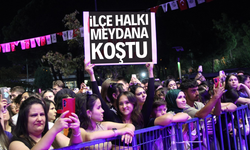 İlçede halk meydana koştu