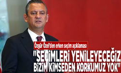 Özgür Özel'den erken seçim açıklaması: "Seçimleri yenileyeceğiz, bizim kimseden korkumuz yok"