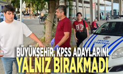 Büyükşehir, KPSS adaylarını yalnız bırakmadı