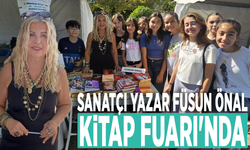 Sanatçı yazar Füsun Önal Kitap Fuarı'nda