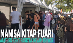 Manisa Kitap Fuarı Atatürk Kent Park'ta devam ediyor