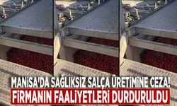 Manisa'da sağlıksız salça üretimine ceza! Firmanın faaliyetleri durduruldu