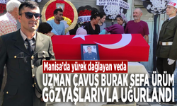 Manisa’da yürek dağlayan veda: Uzman Çavuş Burak Sefa Ürüm gözyaşlarıyla uğurlandı