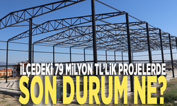 İlçedeki 79 milyon TL’lik projelerde son durum ne?