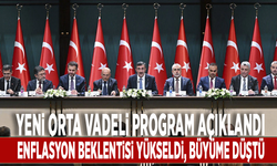 Yeni Orta Vadeli Program açıklandı: Enflasyon beklentisi yükseldi, büyüme düştü