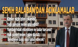 Semih Balaban’dan açıklamalar