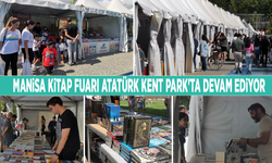 Manisa Kitap Fuarı Atatürk Kent Park'ta devam ediyor