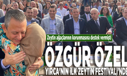 Zeytin ağaçlarının korunmasına destek vermişti: Özel, Yırca'nın ilk Zeytin Festivali'nde