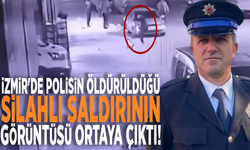 İzmir'de polisin öldürüldüğü silahlı saldırının görüntüsü ortaya çıktı