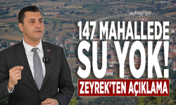 147 mahallede su yok! Zeyrek'ten açıklama