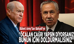 Bülent Arınç'tan Bahçeli'ye: "Öcalan çağrı yapsın diyorsanız, bunun içini doldurmalısınız"