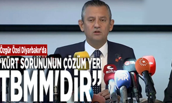 Özgür Özel Diyarbakır'da: "Kürt sorununun çözüm yeri TBMM'dir"