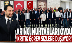 Arınç, muhtarları övdü: Kritik görev sizlere düşüyor