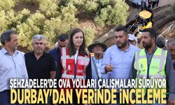 Şehzadeler’de ova yolları çalışmaları sürüyor: Durbay'dan yerinde inceleme