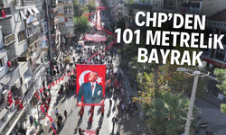 CHP'den Cumhuriyetin 101. yılında 101 metrelik bayrak