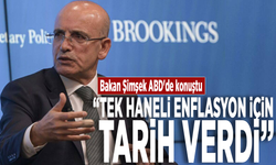 Bakan Şimşek ABD'de konuştu: Tek haneli enflasyon için tarih verdi