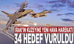 Irak'ın kuzeyine yeni hava harekatı: 34 hedef vuruldu