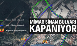 Mimar Sinan Bulvarı kapanıyor