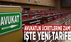 Resmi Gazete'de yayımlandı: Avukatlık ücretlerine zam! İşte yeni tarife