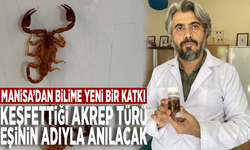 Manisa’dan bilime yeni bir katkı: Keşfettiği akrep türü eşinin adıyla anılacak