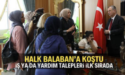 Başkan Balaban halk gününde talepleri dinledi